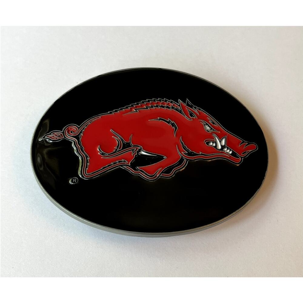 Arkansas Razorbacks College Football Belt Buckle